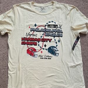 Majestic Super Bowl Graphic Tee - Cream